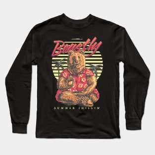 Summer Chillin - Summer Tee - Beastly Streetwear Long Sleeve T-Shirt